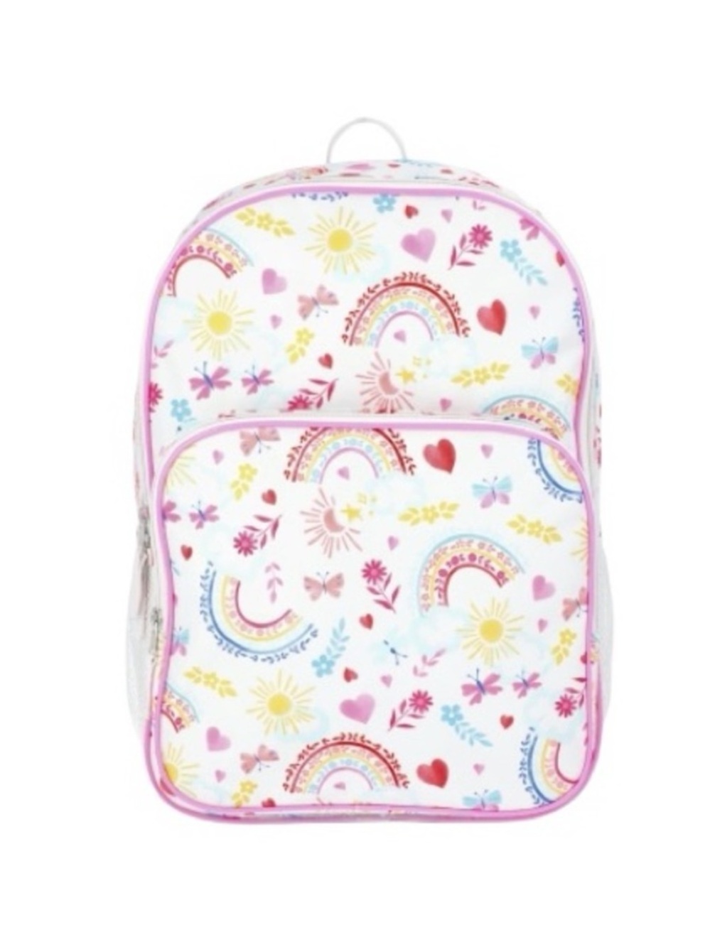 Wonder Nation Backpack Floral and Rainbow Design